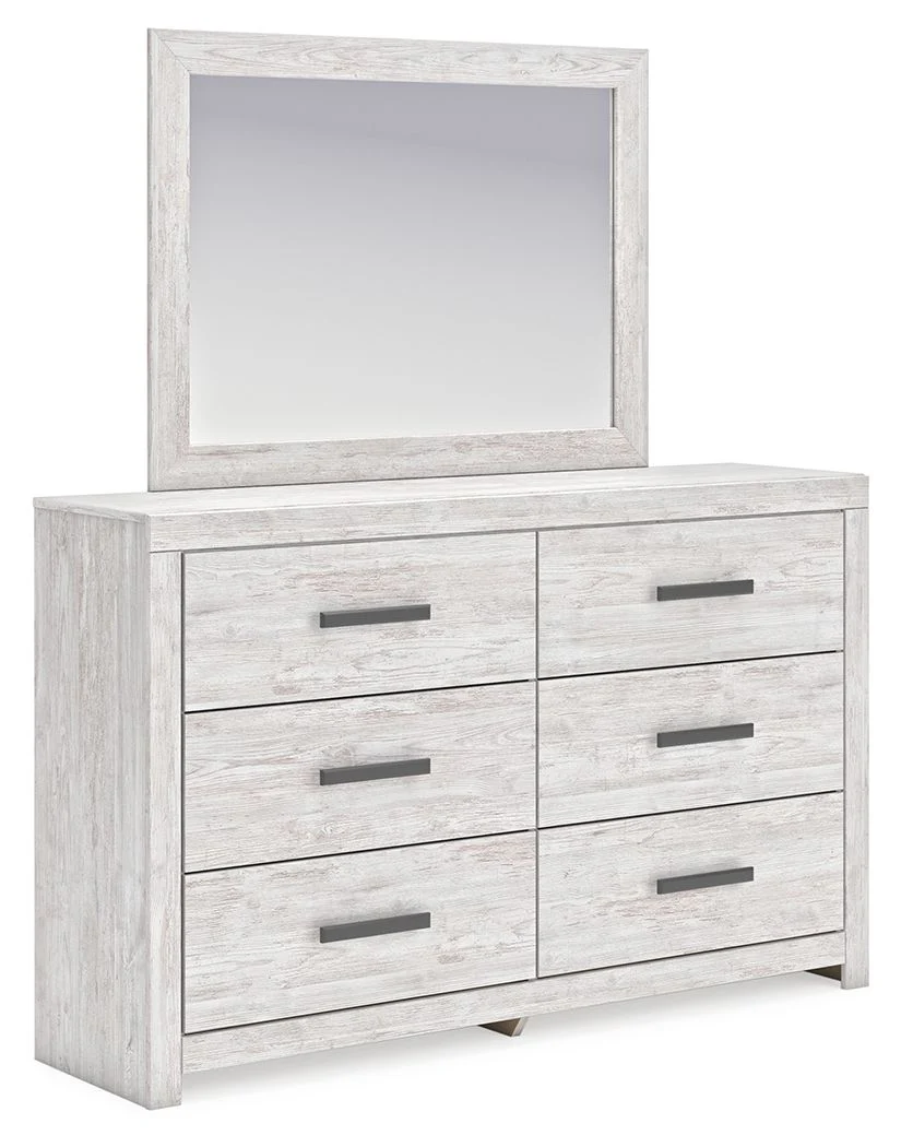 Cayboni - Whitewash - Dresser And Mirror - Image 2