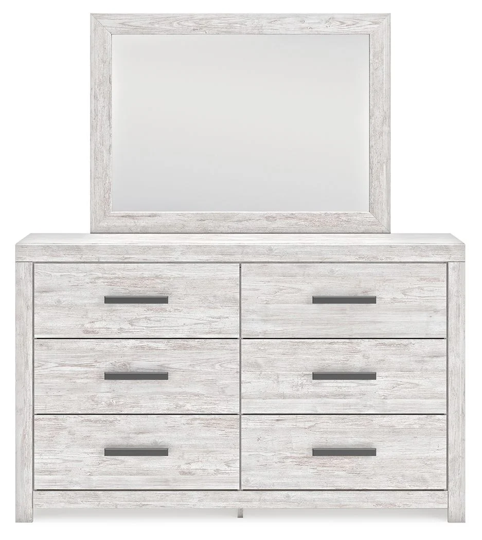 Cayboni - Whitewash - Dresser And Mirror - Image 4