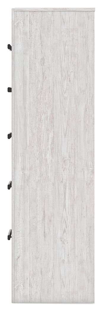 Cayboni - Whitewash - Five Drawer Chest - Image 4