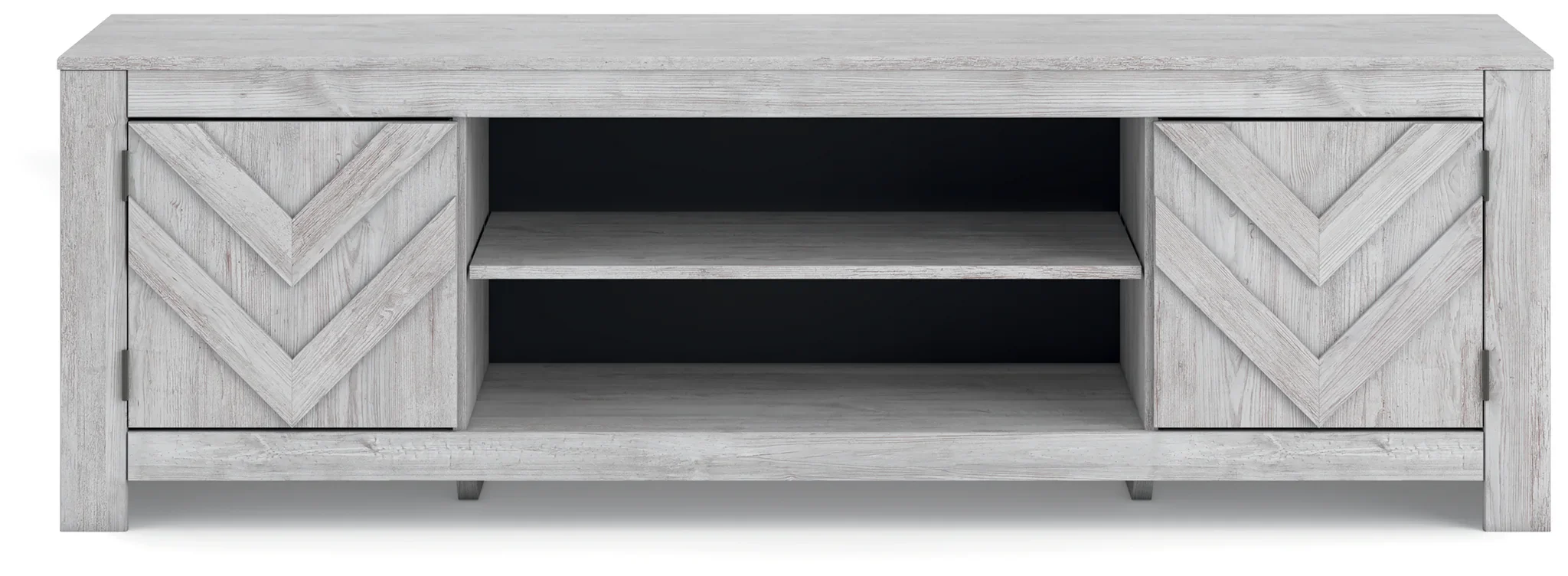 Cayboni - Whitewash - LG TV Stand With Fireplace Option - Image 4
