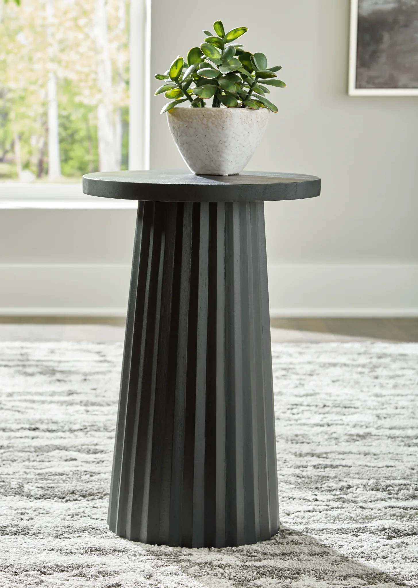 Ceilby - Black - Accent Table - Image 2