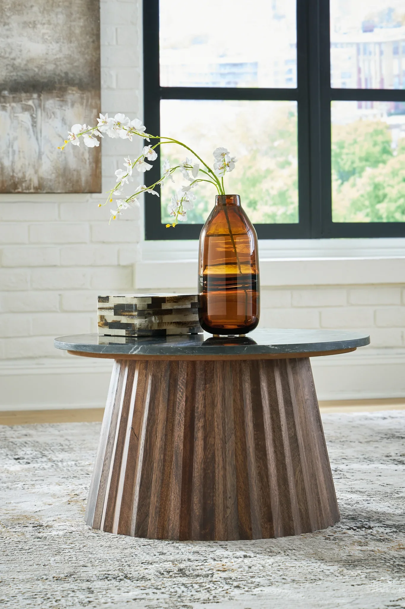 Ceilby - Black / Brown - Accent Cocktail Table - Image 2