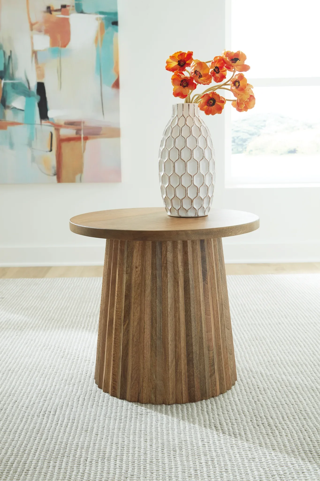 Ceilby - Natural - Accent Table - Image 2