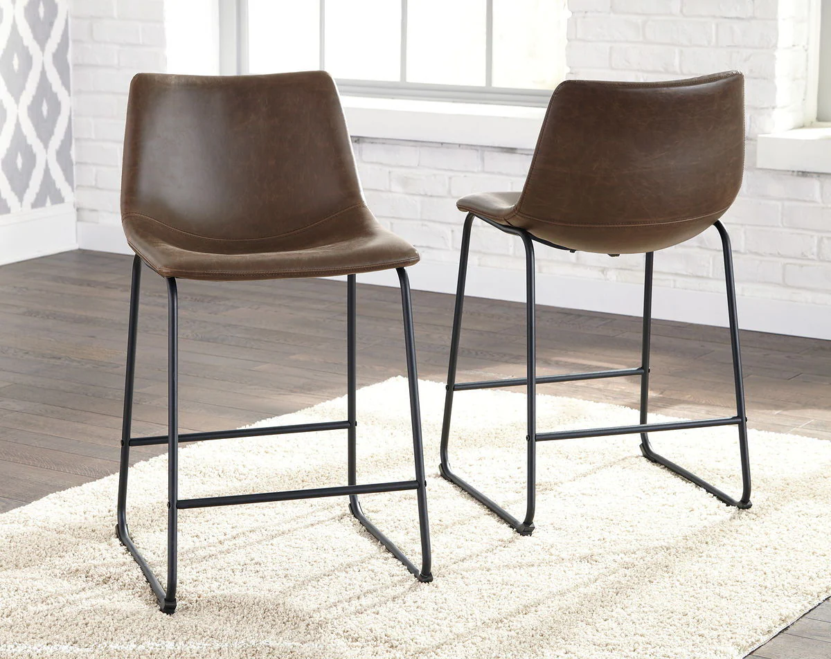 Centiar - Brown - Upholstered Barstool (Set of 2) - Image 3
