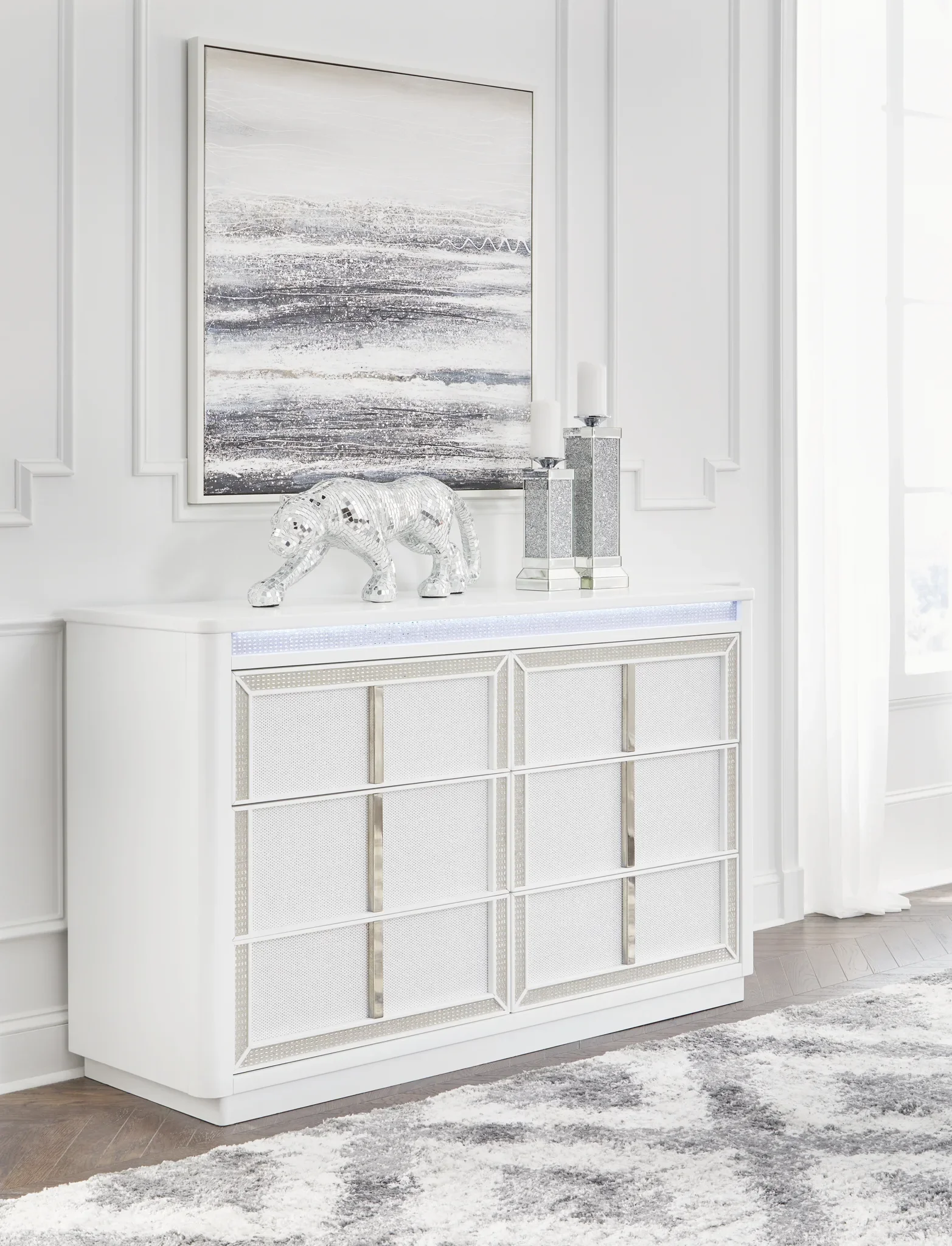 Chalanna - White - Dresser - Image 2