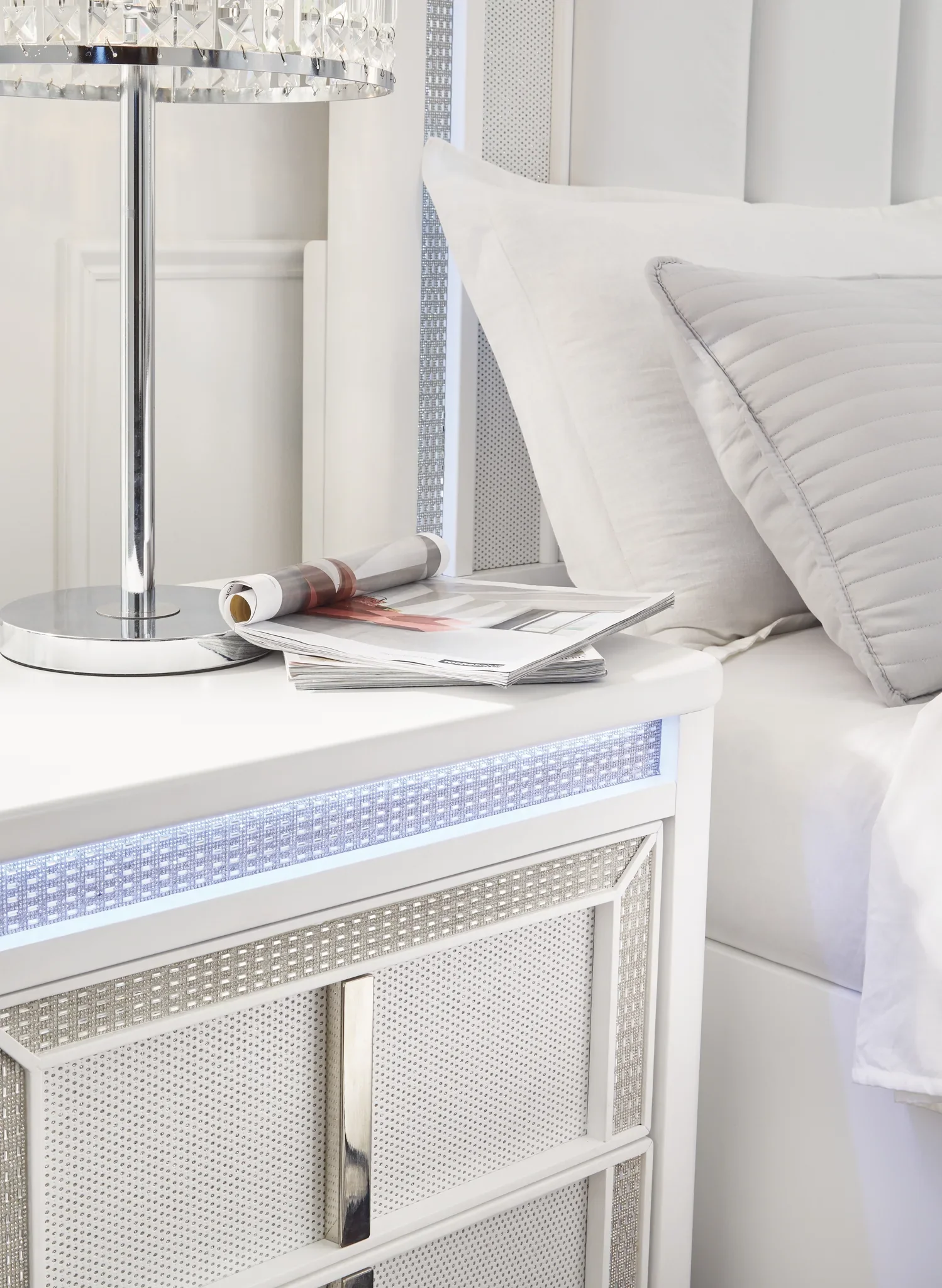 Chalanna - White - Two Drawer Night Stand - Image 3