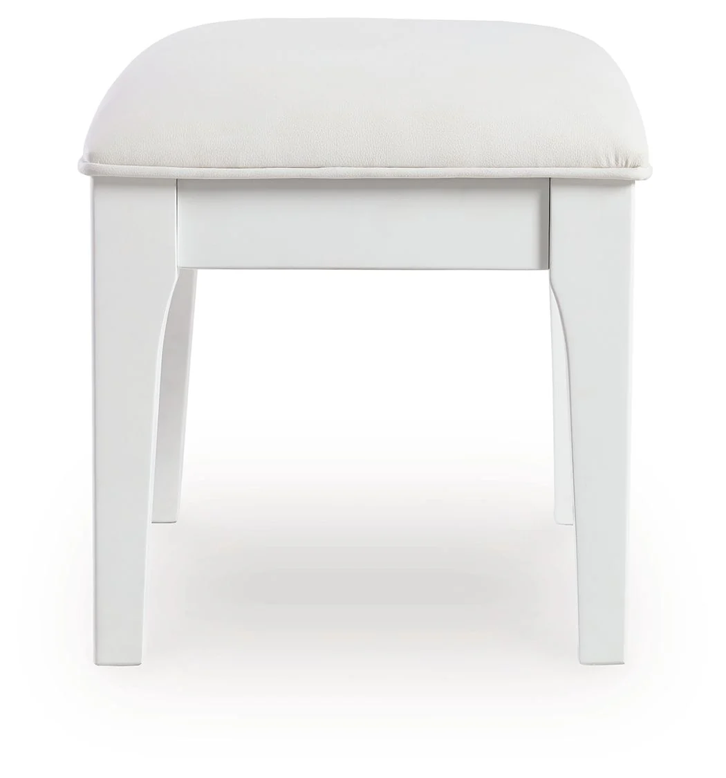 Chalanna - White - Vanity Stool - Image 4