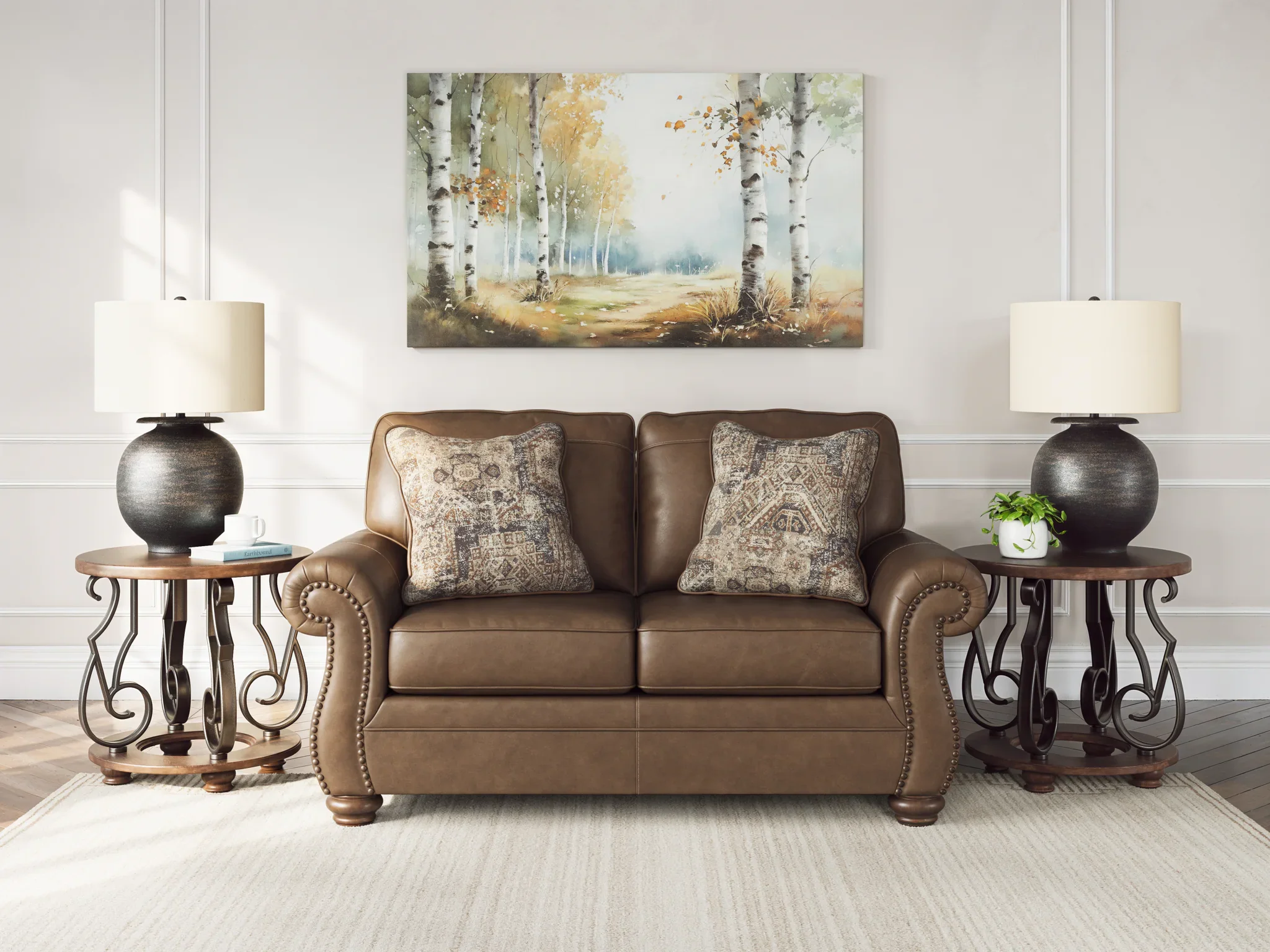 Chasemore - Earth - Loveseat - Image 2