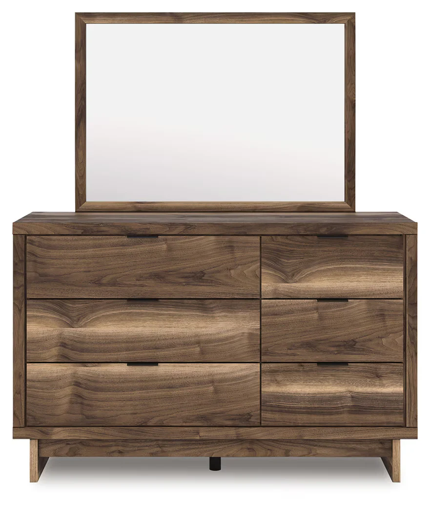 Chirason - Brown - Dresser And Mirror - Image 3
