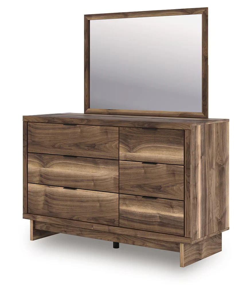 Chirason - Brown - Dresser And Mirror - Image 8