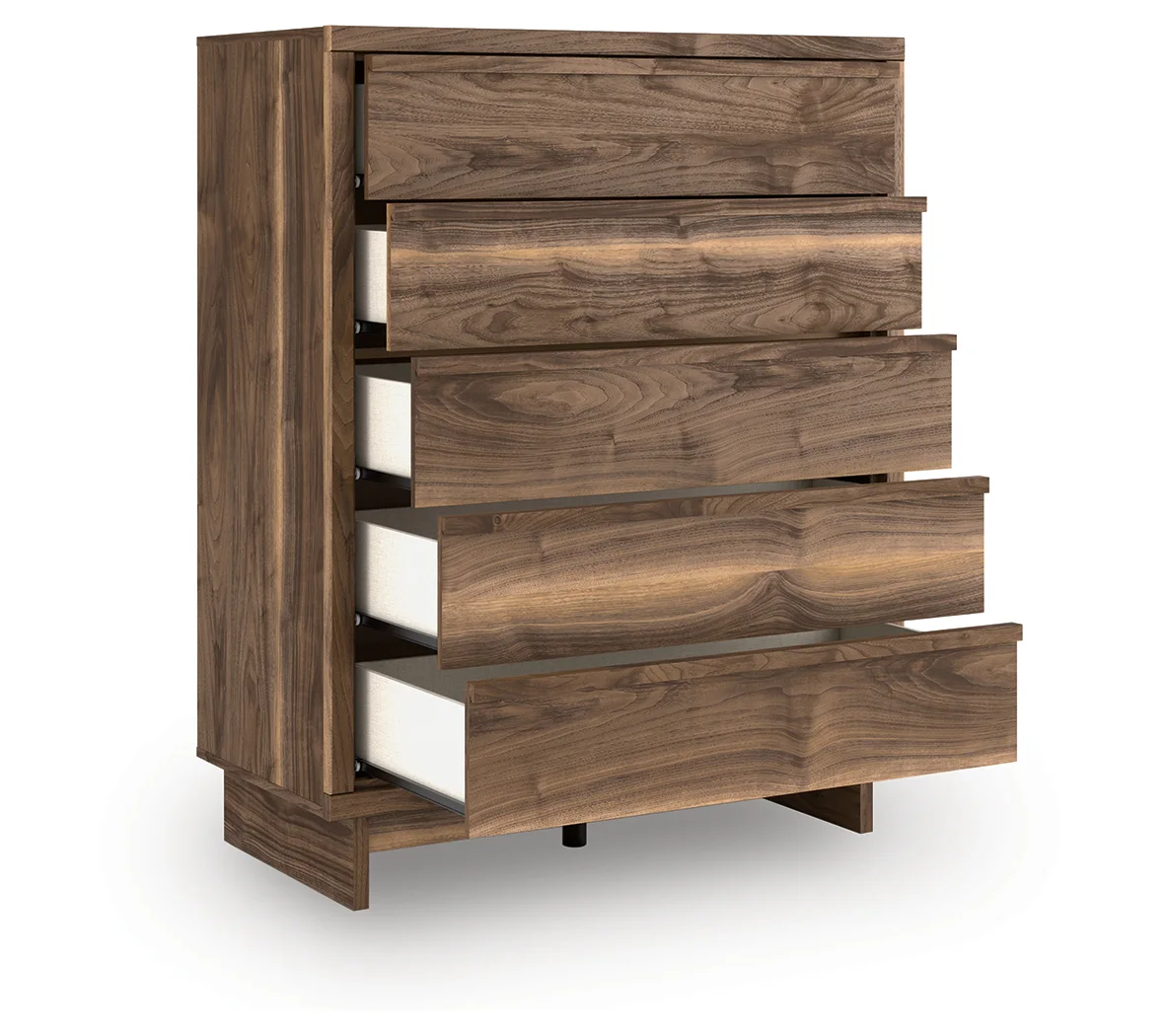 Chirason - Brown - Five Drawer Wide Chest - Image 3