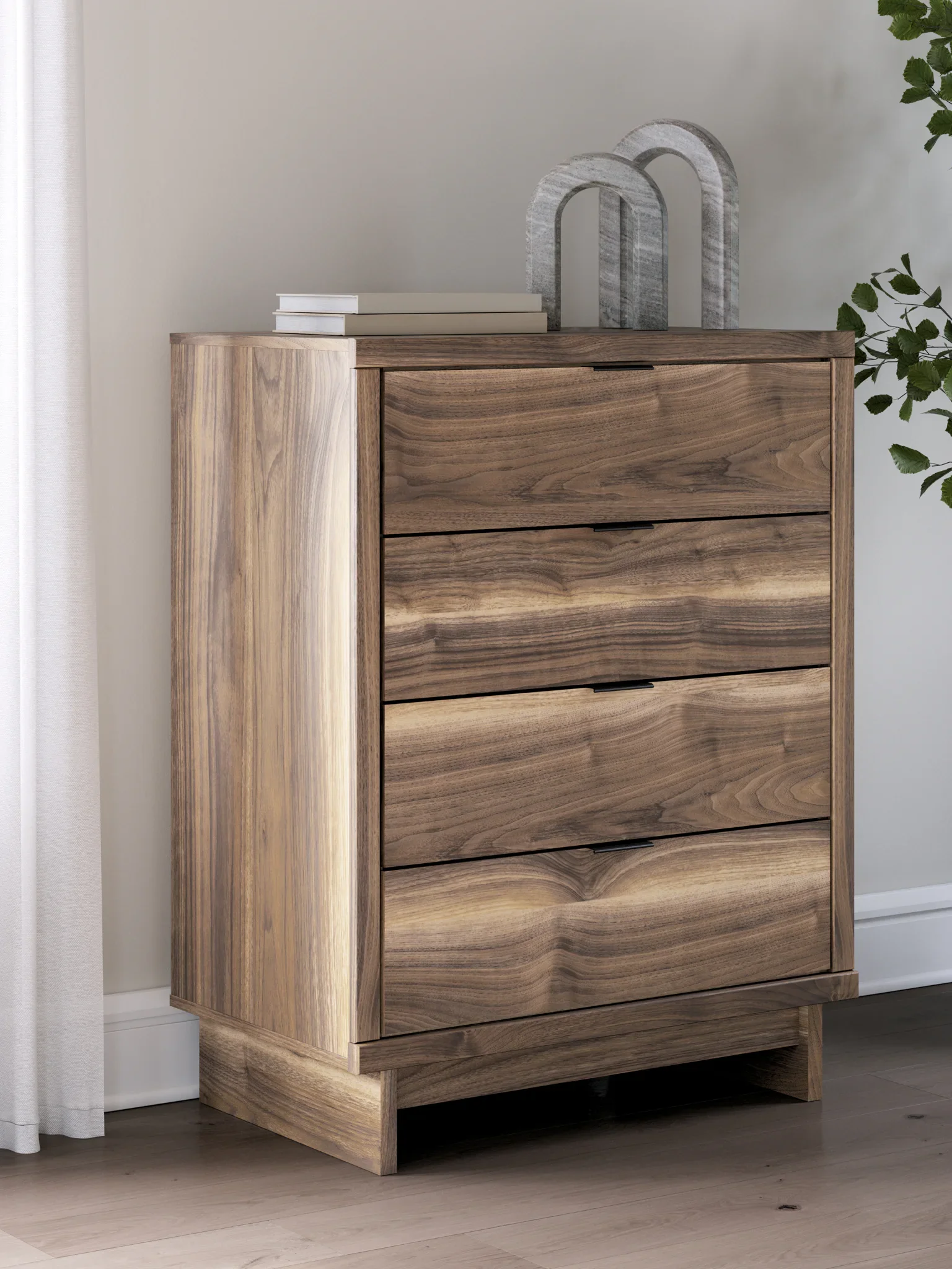 Chirason - Brown - Four Drawer Chest - Image 3