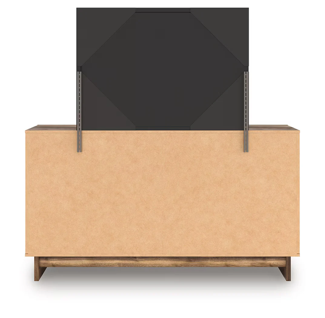 Chirason - Brown - Six Drawer Dresser And Mirror - Image 6