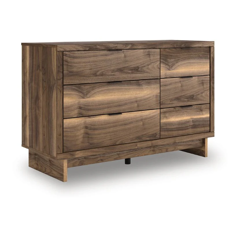 Chirason - Brown - Six Drawers Dresser