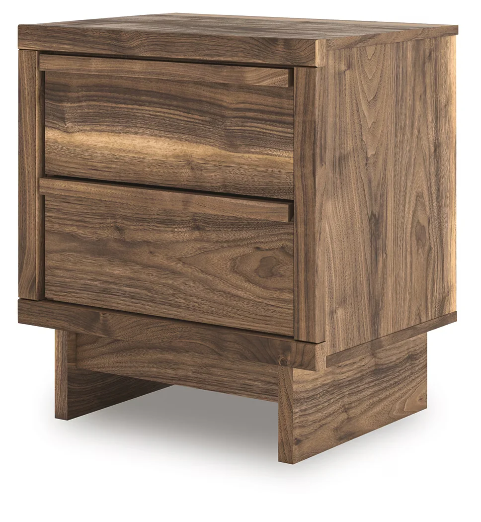 Chirason - Brown - Two Drawer Night Stand - Image 6