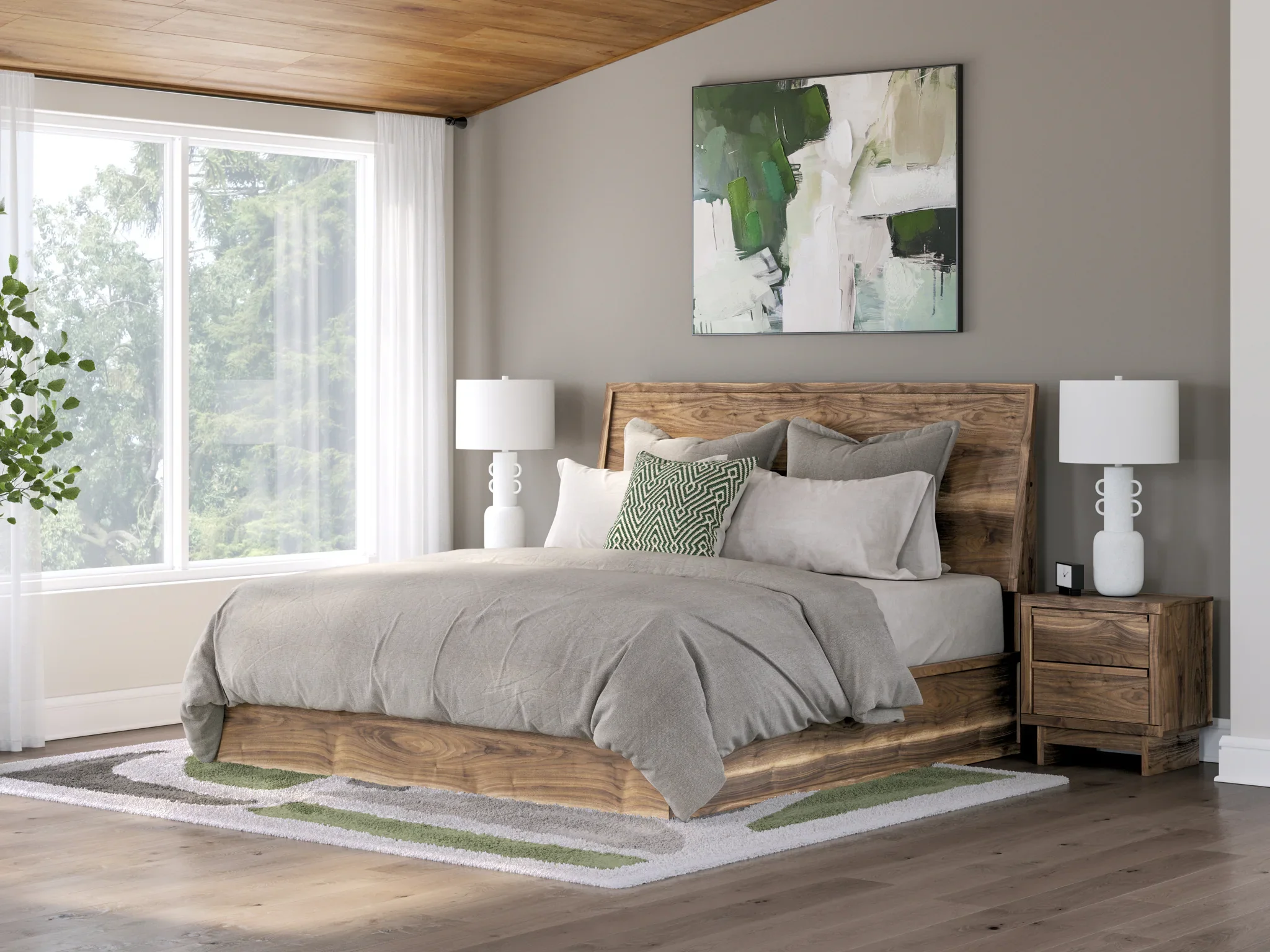 Chirason - King Panel Bed - Brown - Image 2