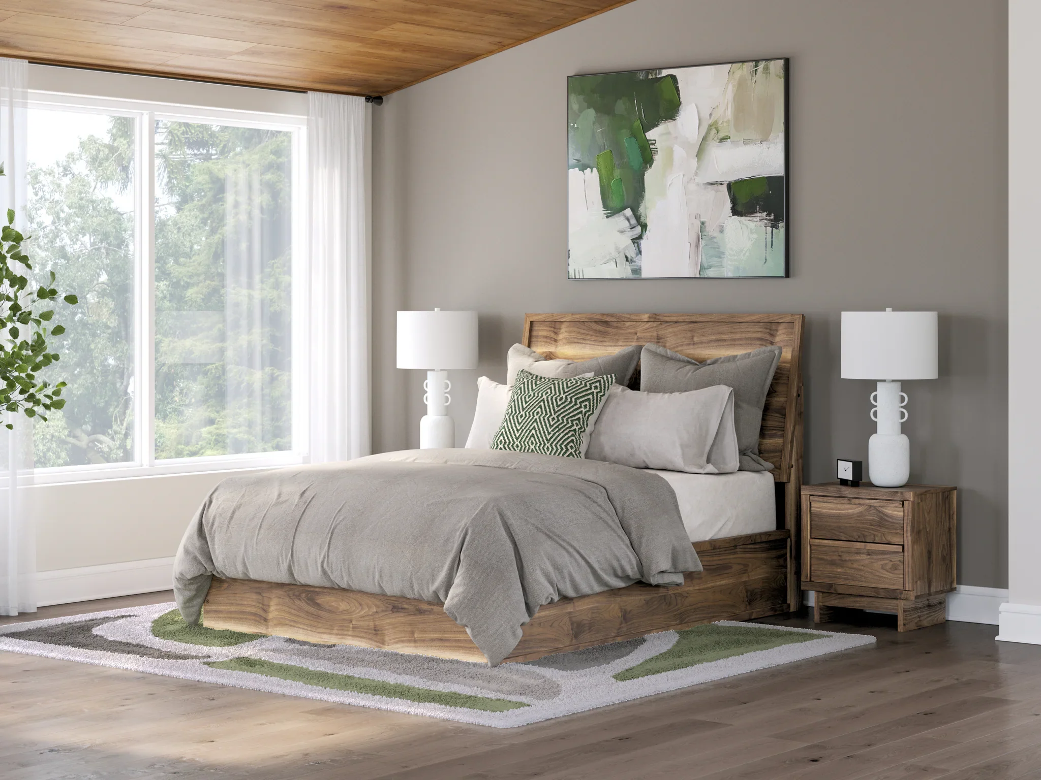 Chirason - Queen Panel Bed - Brown - Image 2