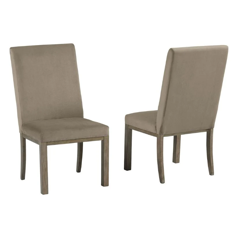 Chrestner - Gray / Brown - Dining Uph Side Chair (Set of 2) - Image 3