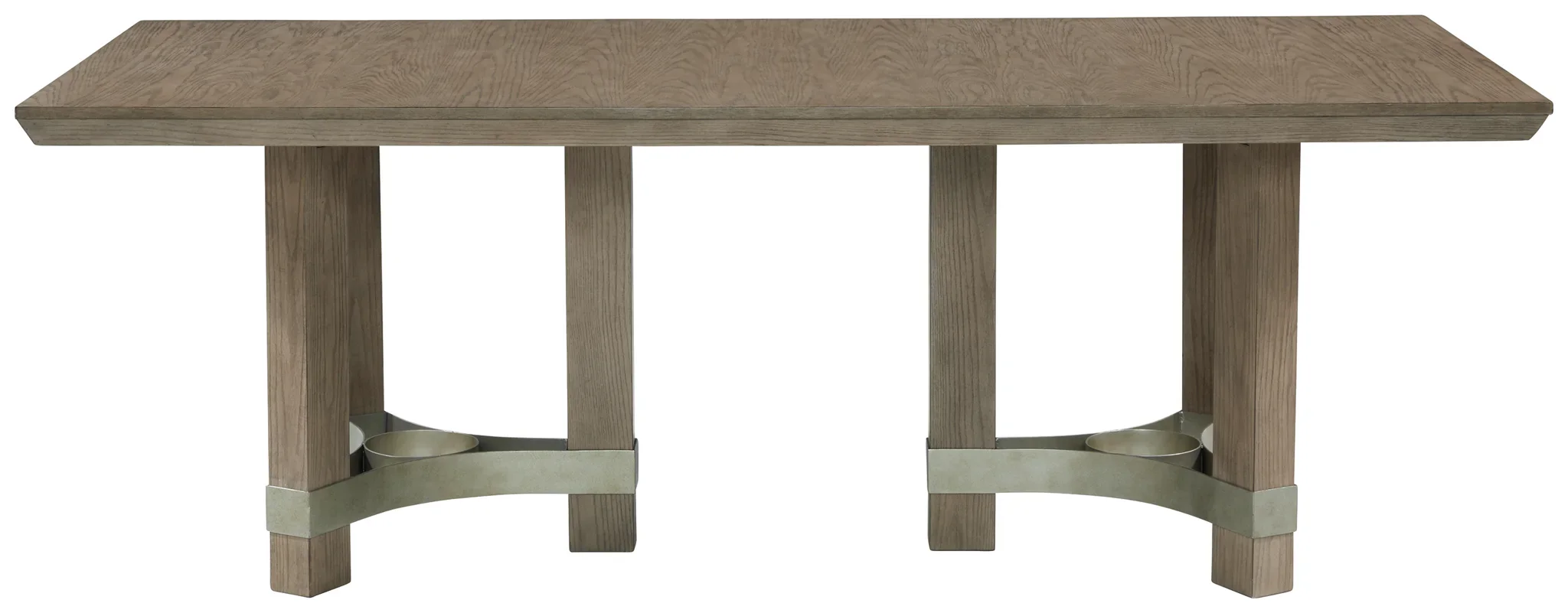 Chrestner - Gray - Rectangular Dining Room Table - Image 3