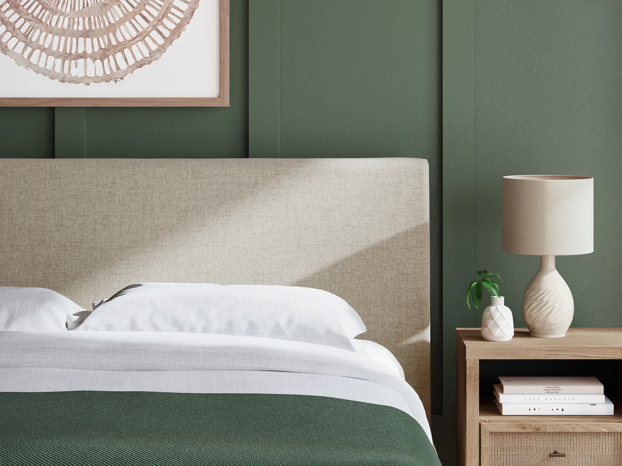 Cielden - Soft Gray - California King Upholstered Bed With Roll Slats - Image 9