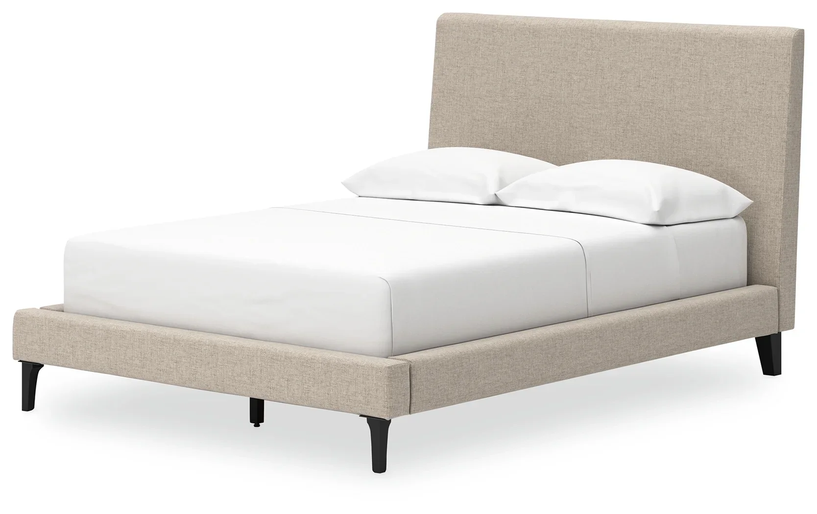 Cielden - Soft Gray - Full Upholstered Bed With Roll Slats - Image 4