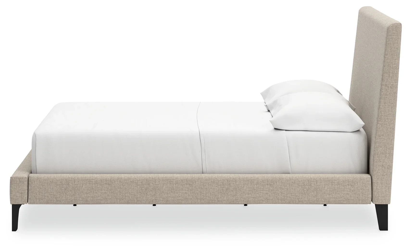 Cielden - Soft Gray - Full Upholstered Bed With Roll Slats - Image 7