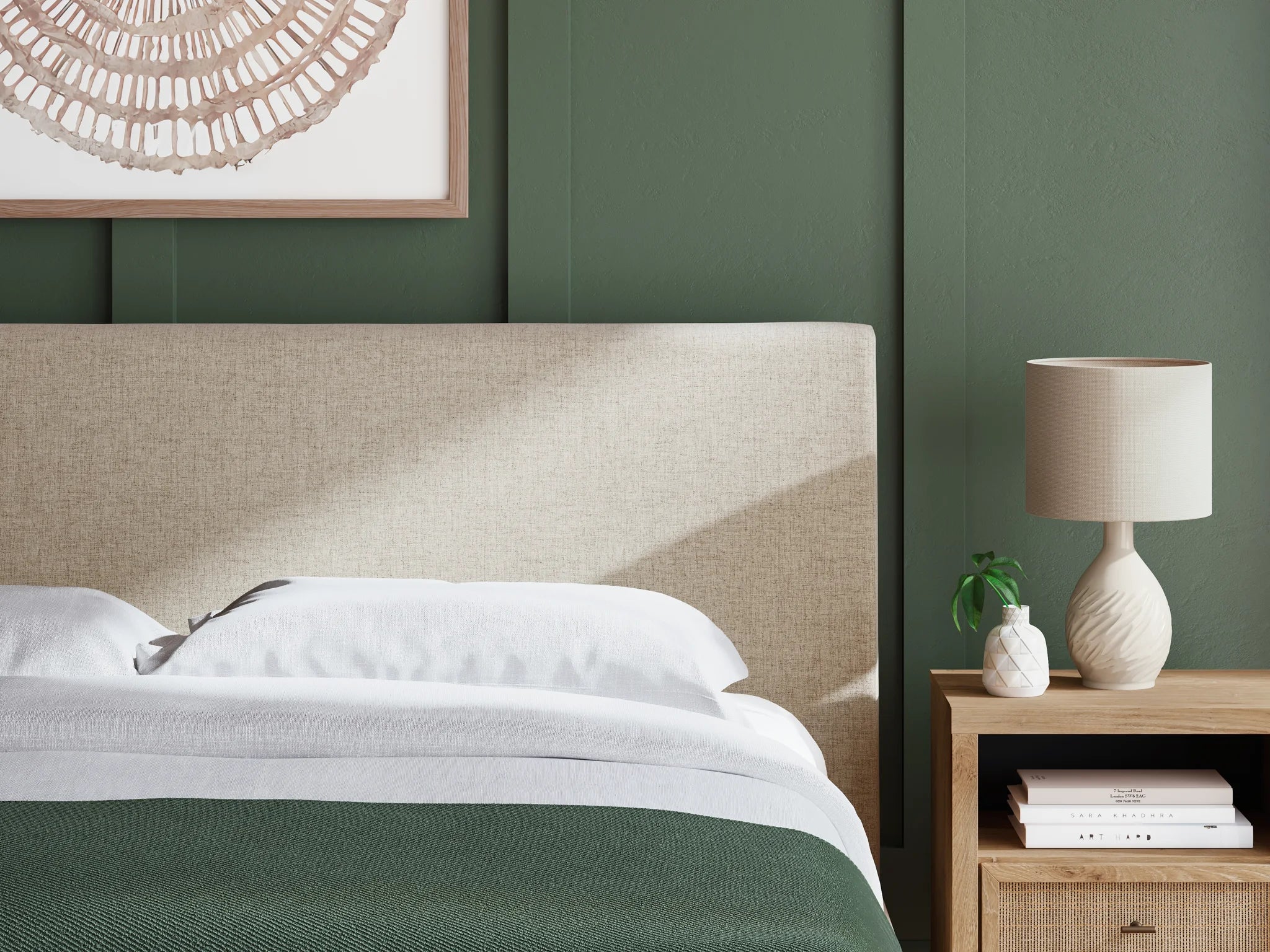 Cielden - Soft Gray - King Upholstered Bed With Roll Slats - Image 9