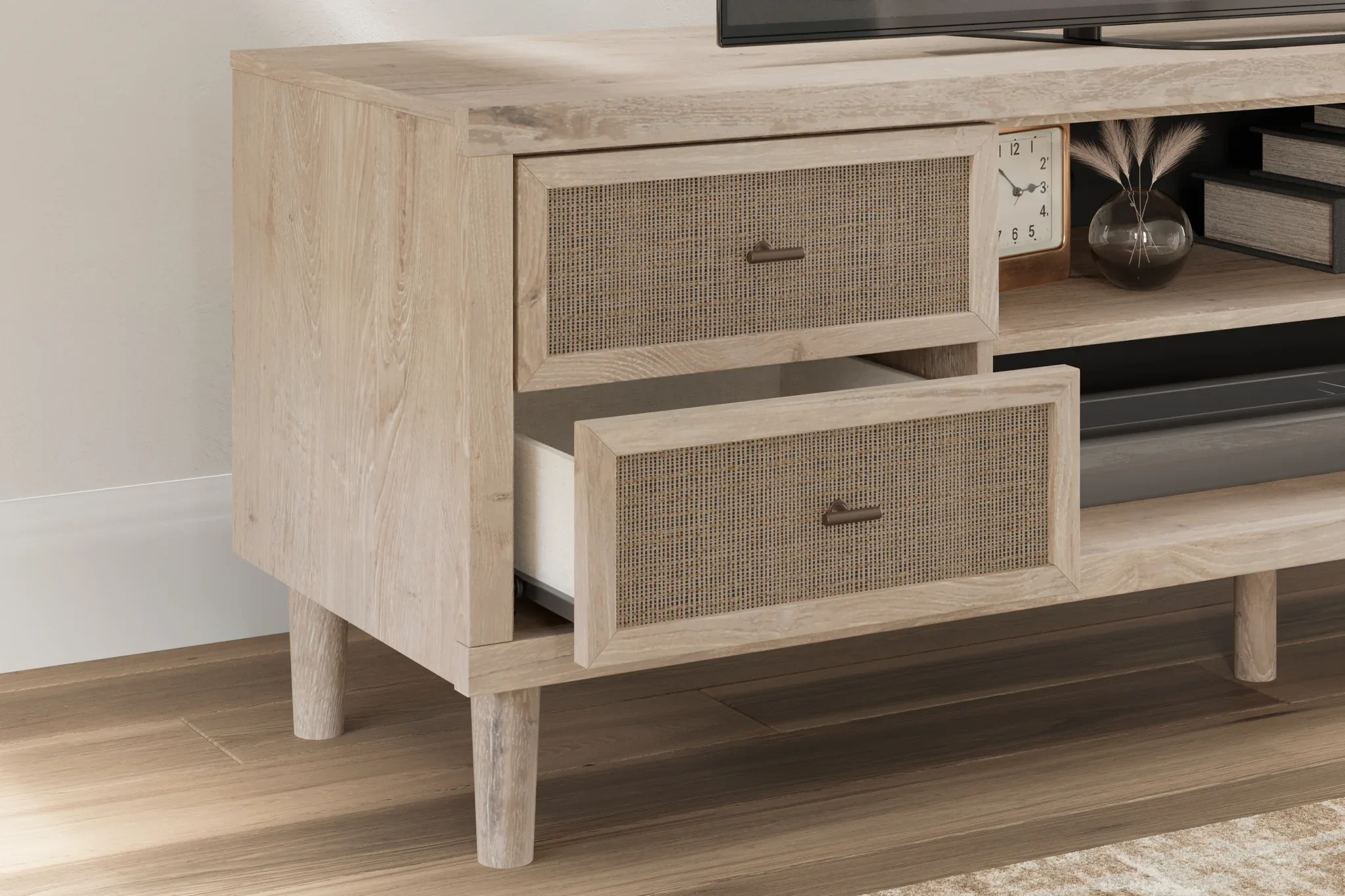 Cielden - Two-tone - Extra Large TV Stand - Image 10