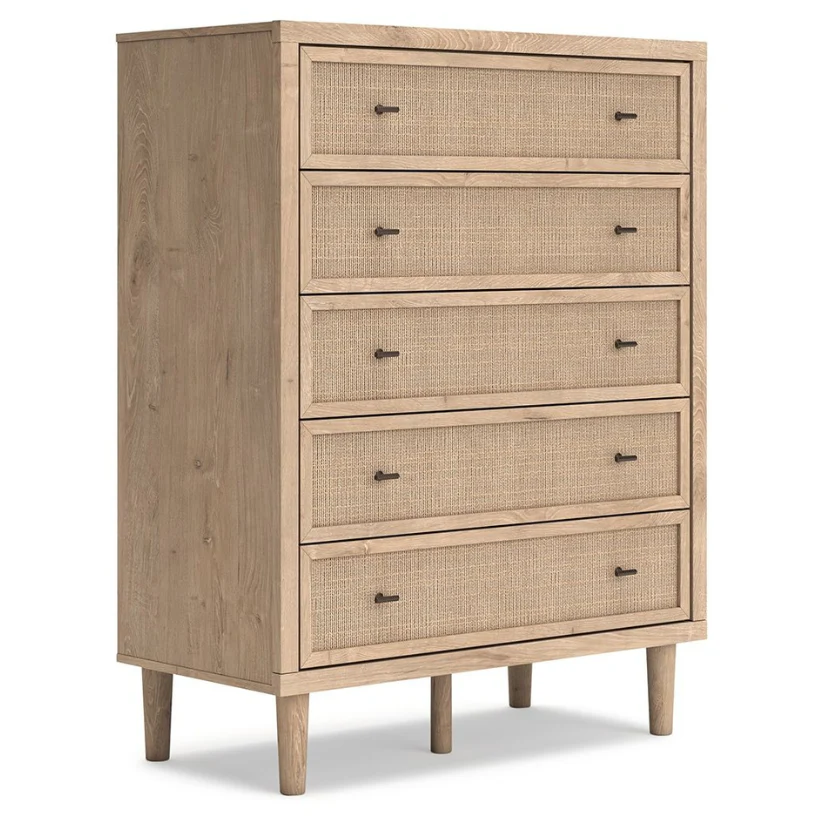 Cielden - Two-tone - Five Drawer Wide Chest