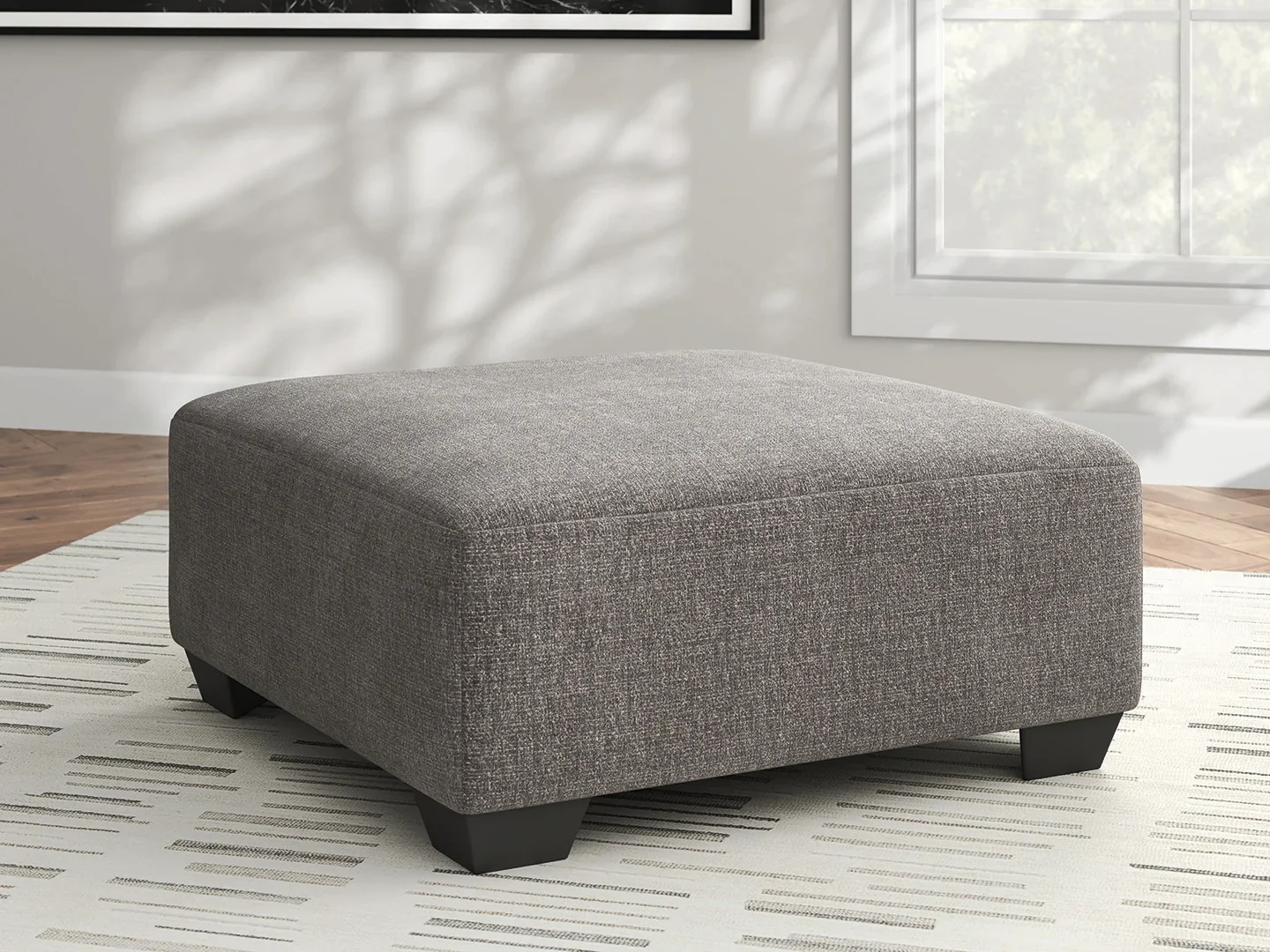 Clarington - Greystone - Oversized Accent Ottoman - Image 3