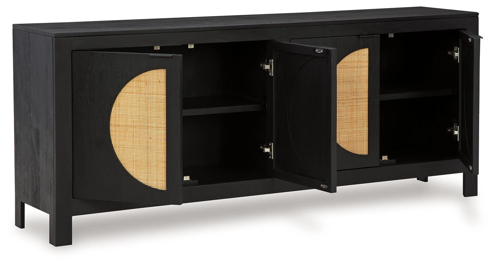 Cliffiings - Black / Natural - Accent Cabinet - Image 3