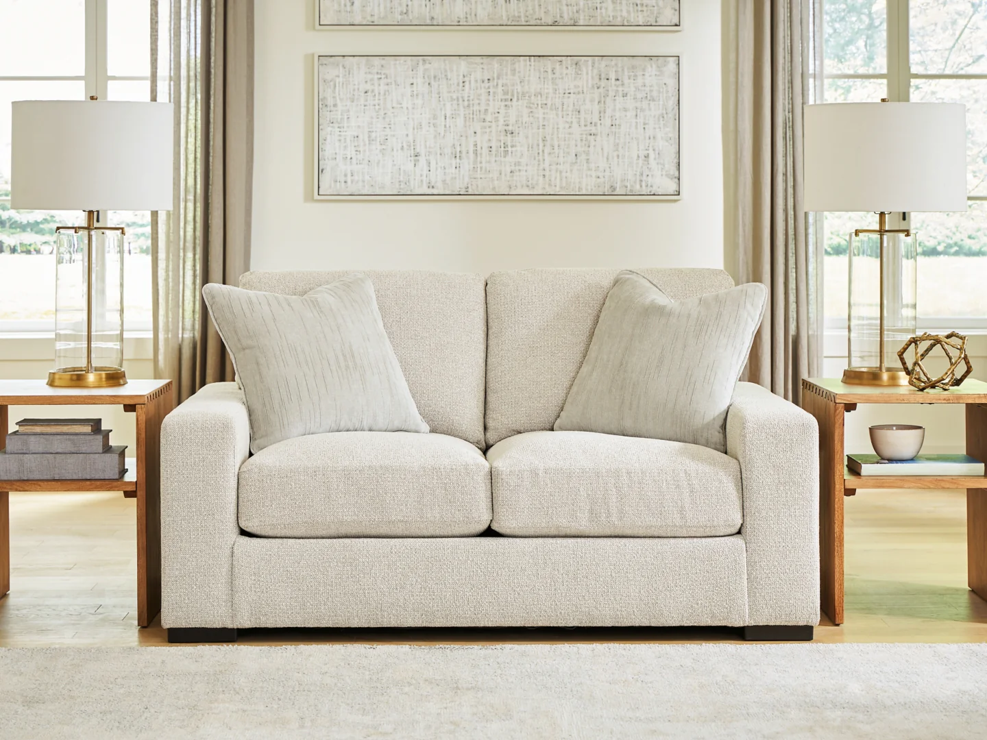 Conlee-Pike - Loveseat - Linen - Image 2