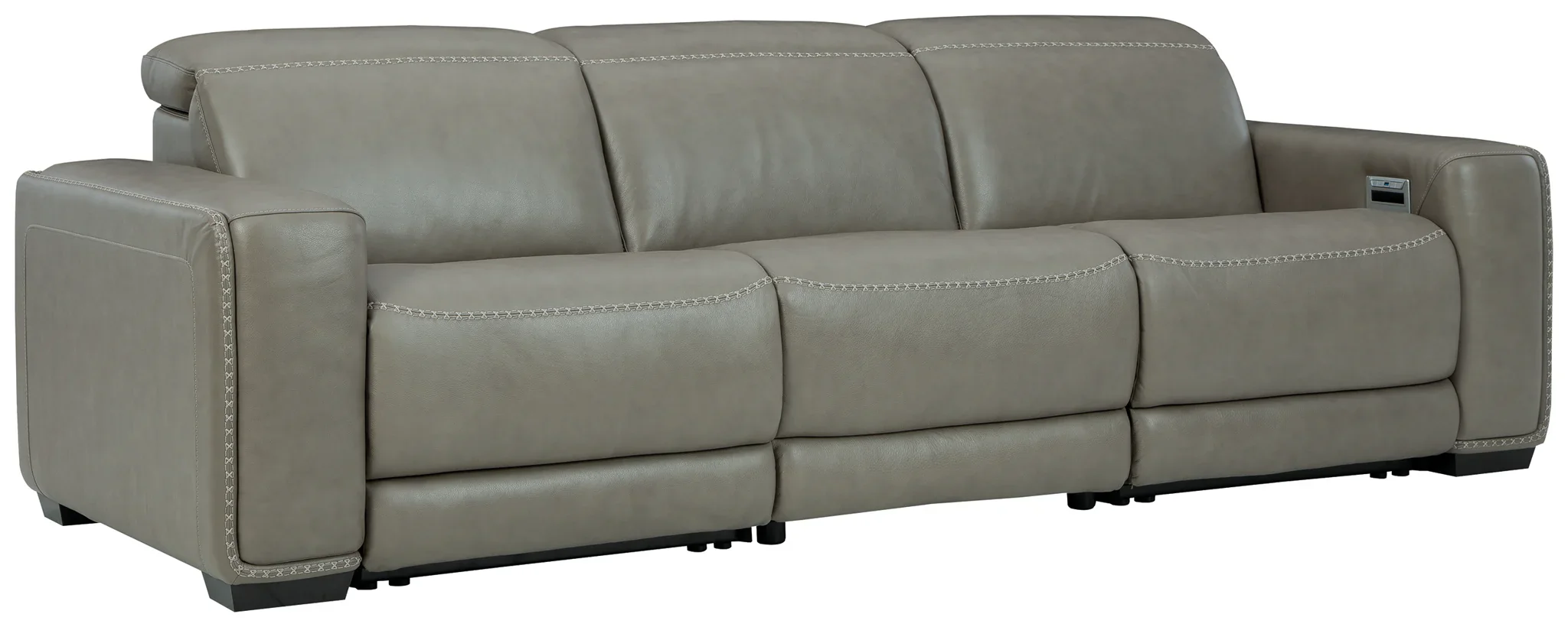 Correze - Gray - Power Sofa 3 Pc Sectional - Image 3