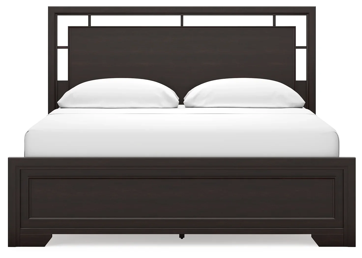 Covetown - Dark Brown - California King Panel Bed - Image 5