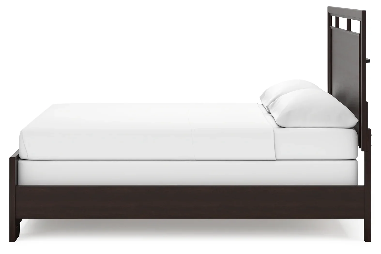Covetown - Dark Brown - California King Panel Bed - Image 7