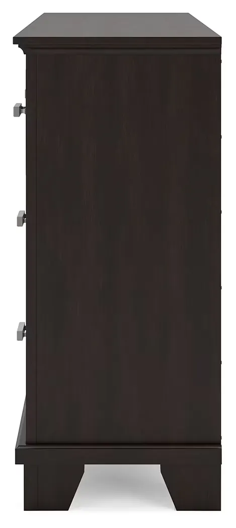Covetown - Dark Brown - Dresser - Image 6