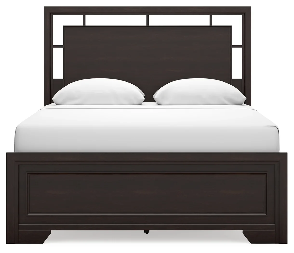 Covetown - Dark Brown - Queen Panel Bed - Image 5