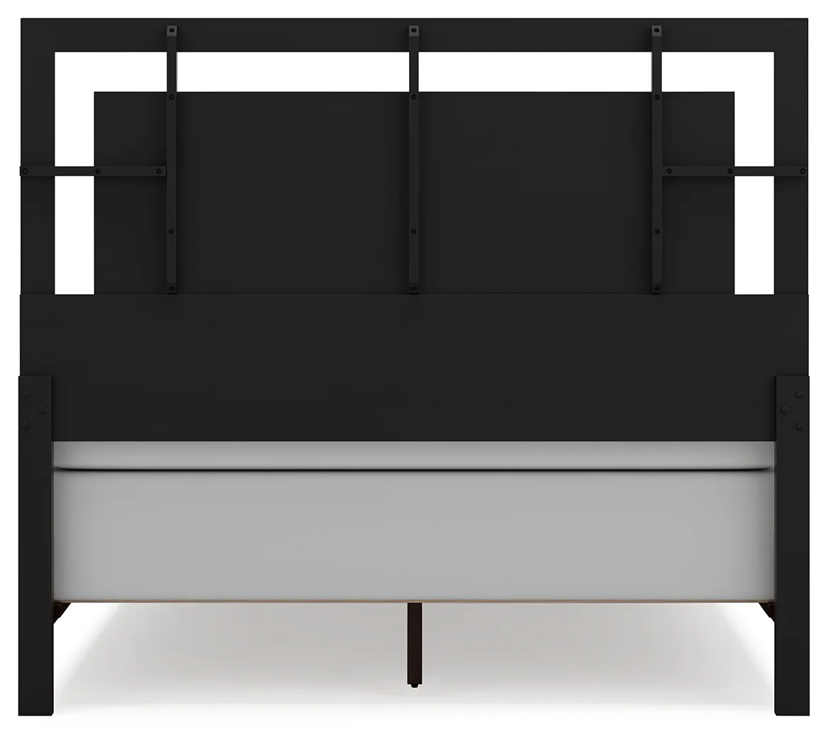 Covetown - Dark Brown - Queen Panel Bed - Image 6