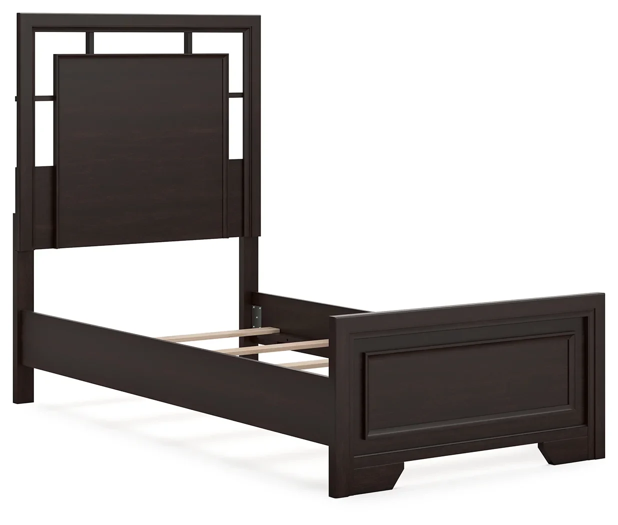 Covetown - Dark Brown - Twin Panel Bed - Image 3