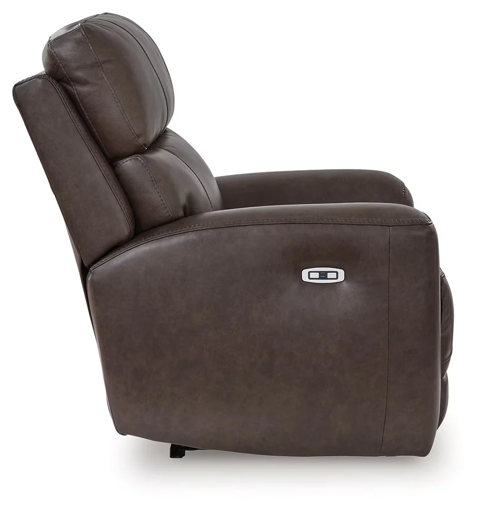 Crossplex - Smoke - Power Recliner / Adjustable Headrest - Image 3