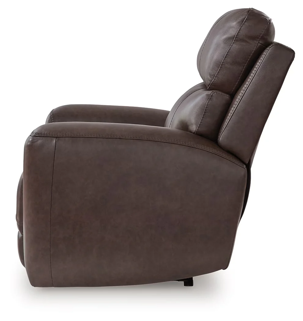 Crossplex - Smoke - Power Recliner / Adjustable Headrest - Image 4