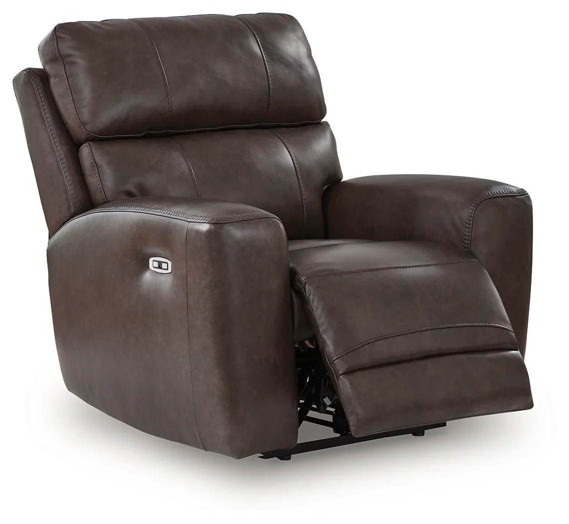 Crossplex - Smoke - Power Recliner / Adjustable Headrest - Image 5