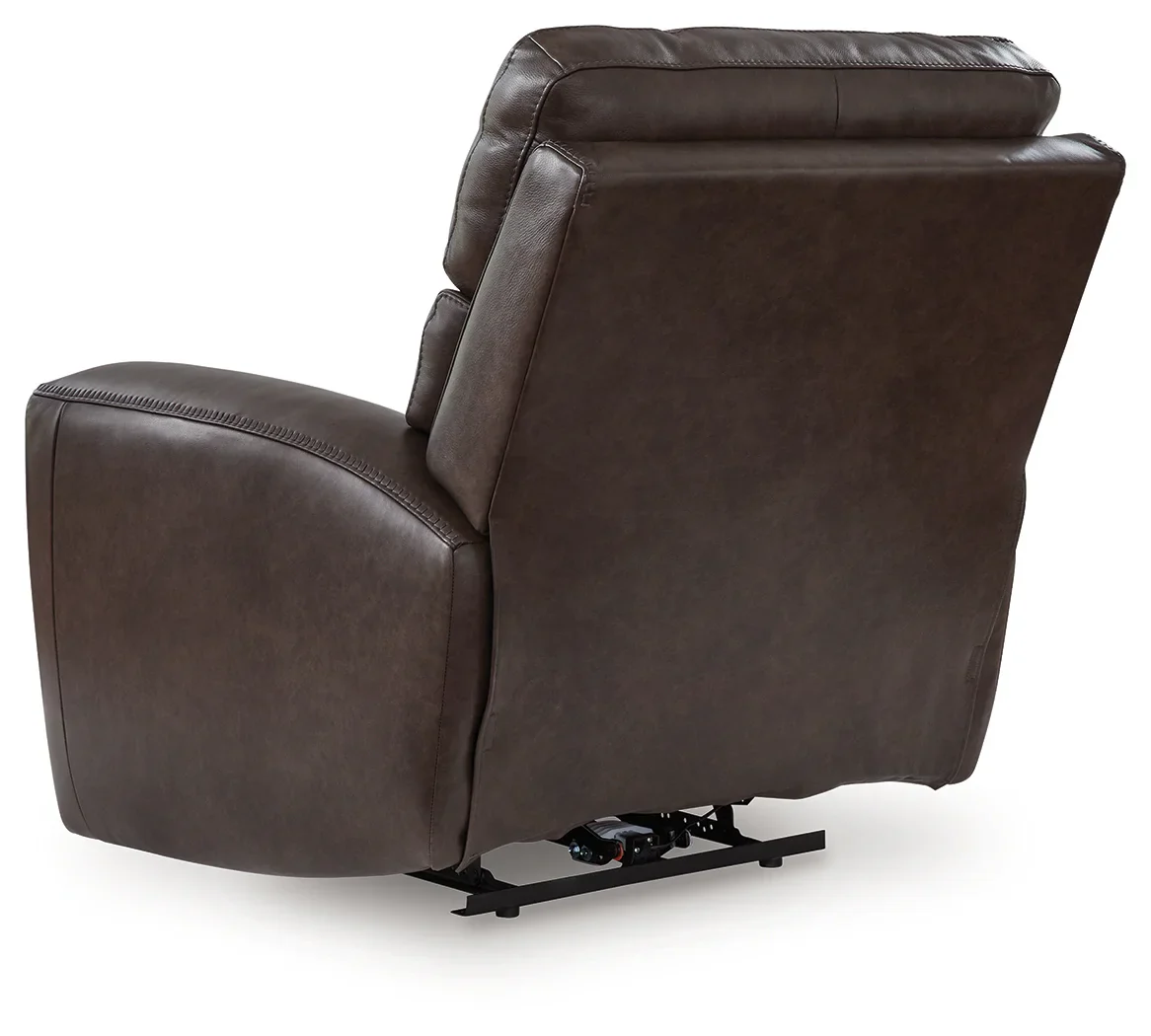 Crossplex - Smoke - Power Recliner / Adjustable Headrest - Image 6