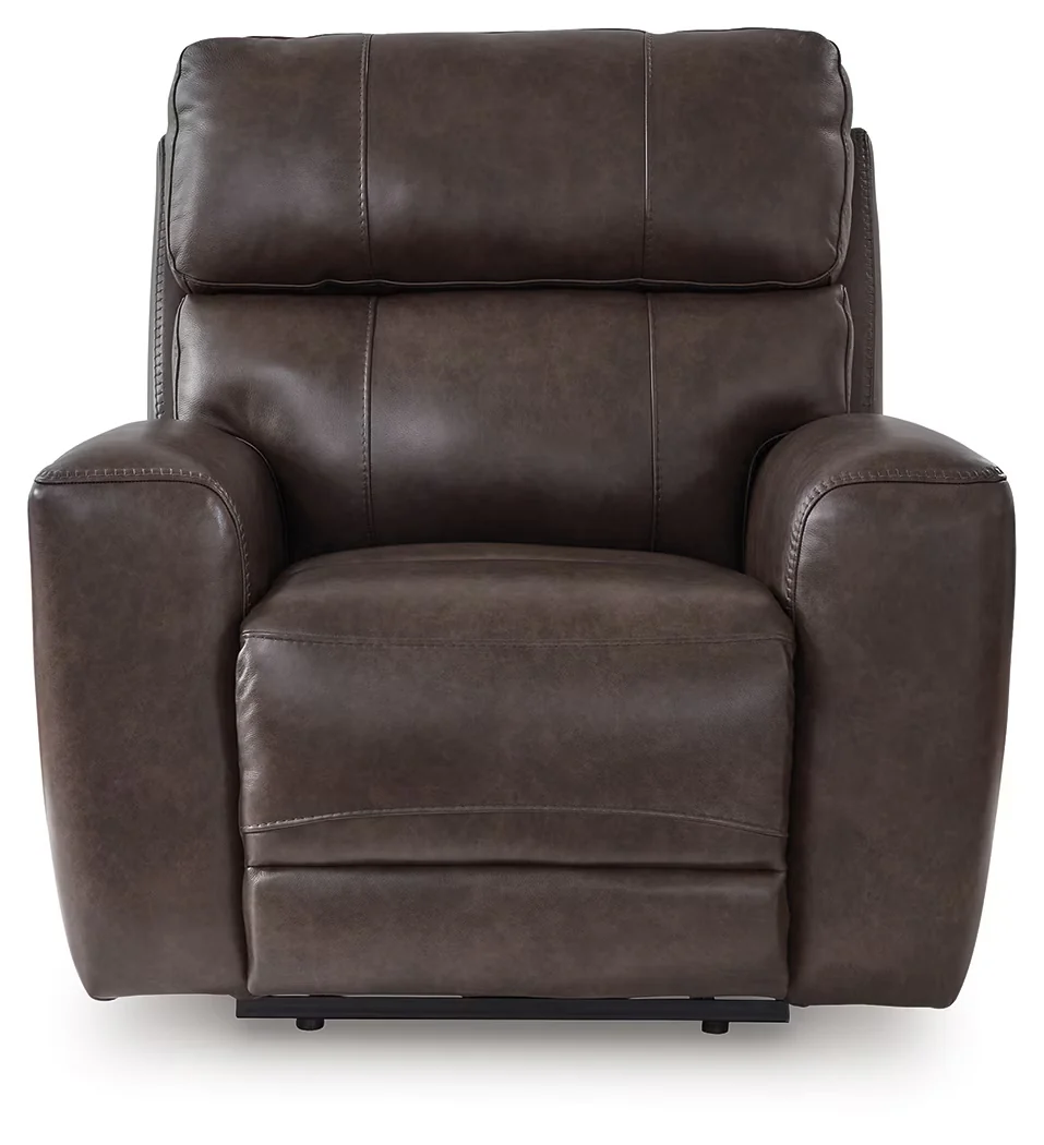 Crossplex - Smoke - Power Recliner / Adjustable Headrest - Image 7