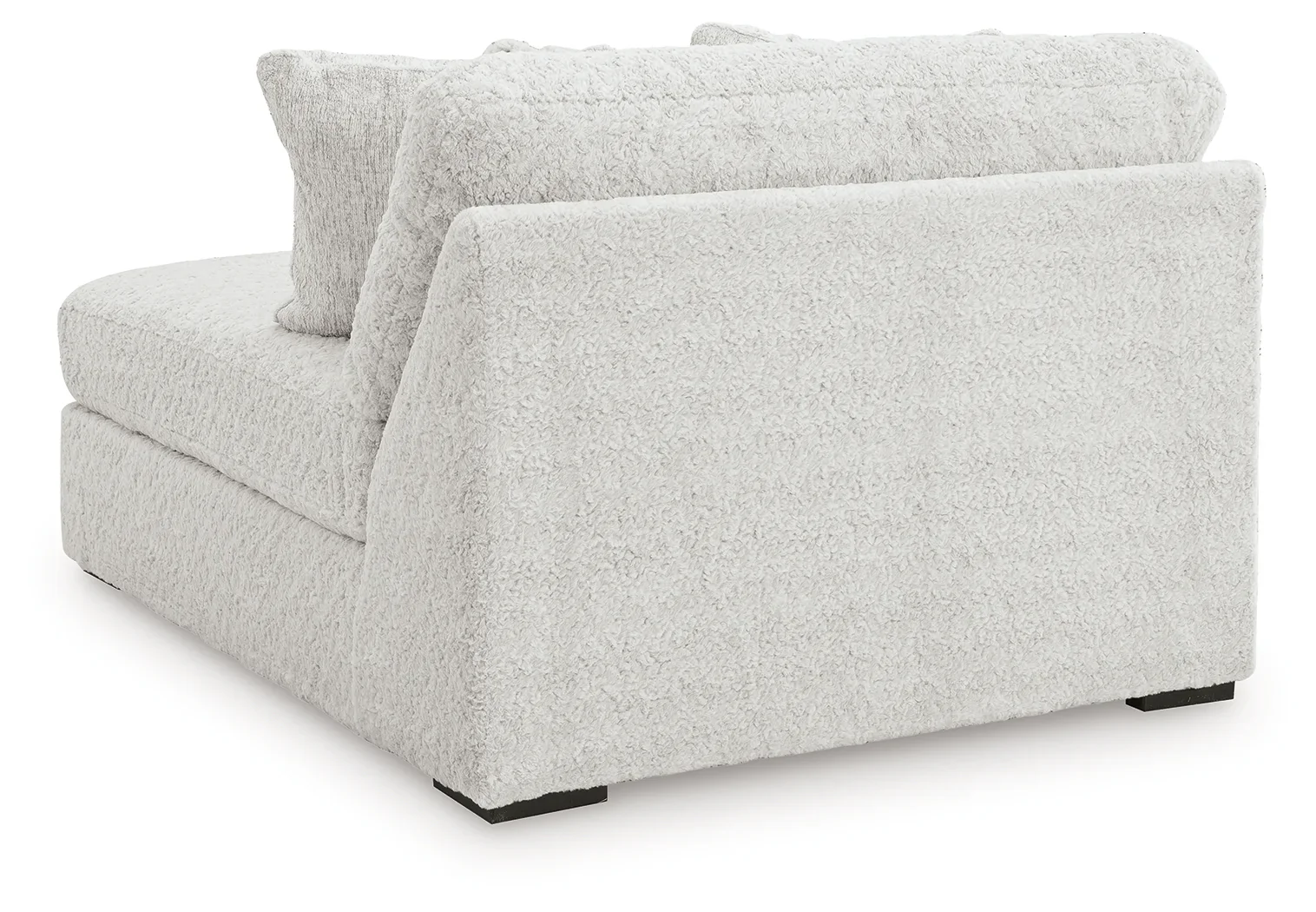Cuddle Plush - 5-Piece Sectional With Armless Chaise And RAF Corner Chair - Arctic - Image 4