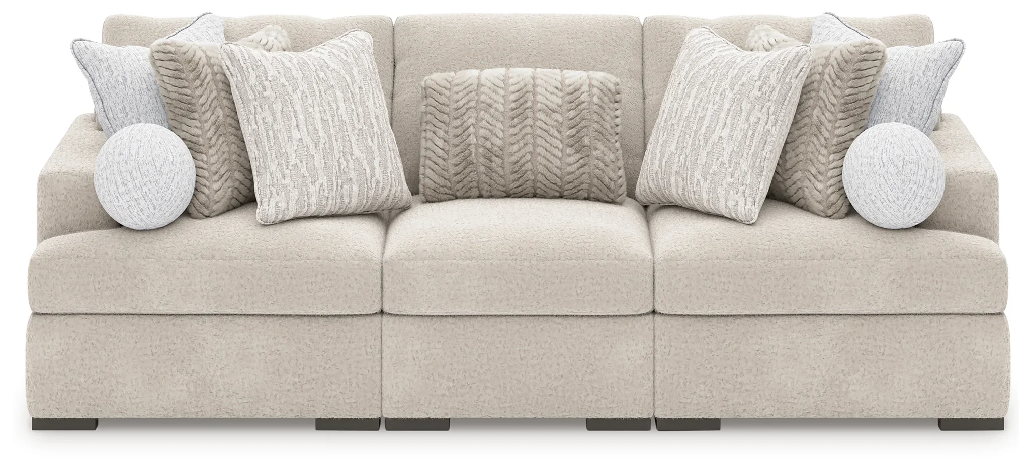 Cuddle Plush - Arctic - 3-Piece Sectional - Image 2