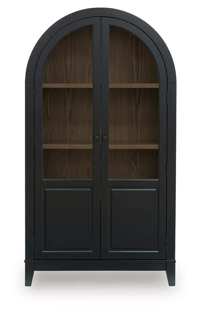 Dagandale - Black / Natural - Accent Cabinet - Image 3