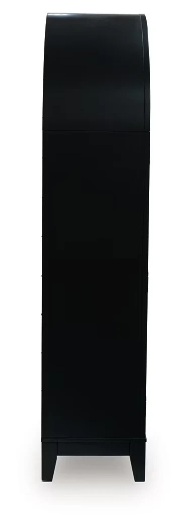 Dagandale - Black / Natural - Accent Cabinet - Image 5