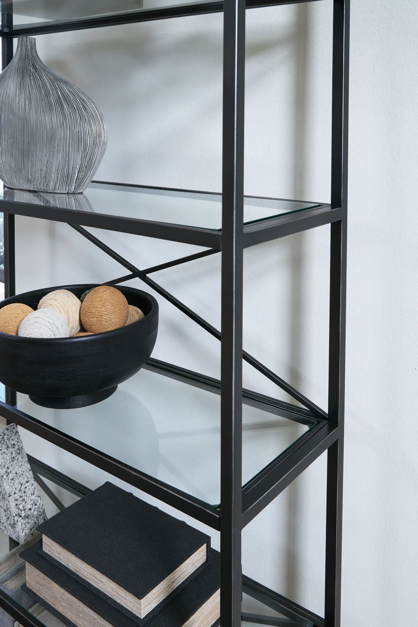 Dakerwell - Antique Black - Bookcase - Image 3