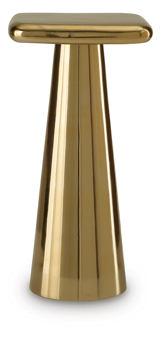Dallenburg - Gold Finish - Accent Table - Image 2
